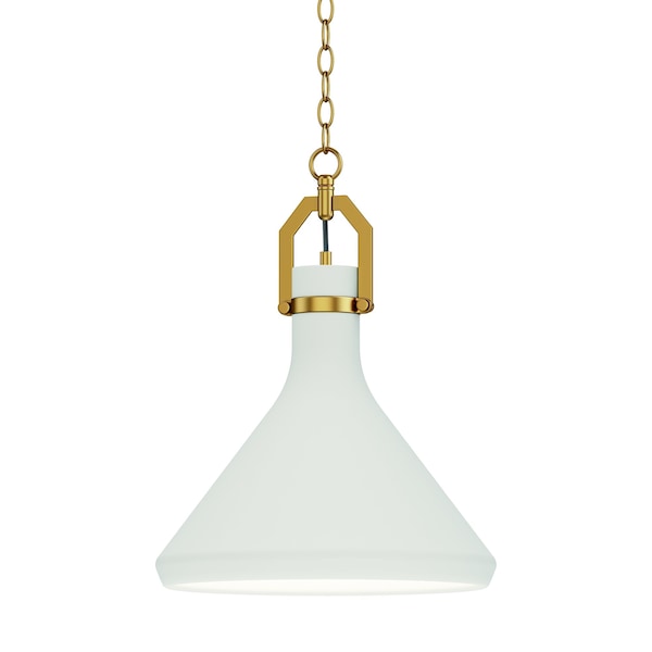 Maxim Lighting Lumi 13 White Plaster Pendant 12383WTSBR - main